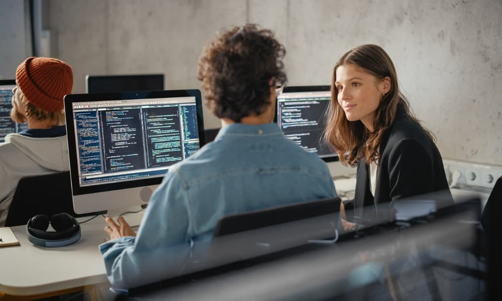 Developers collaborate on how to modernize the public sector applications using serverless architecture.